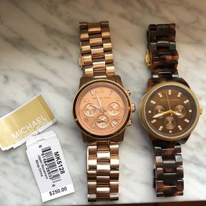 Michael Kors Watches, Juicy & Alex & Ani bracelets